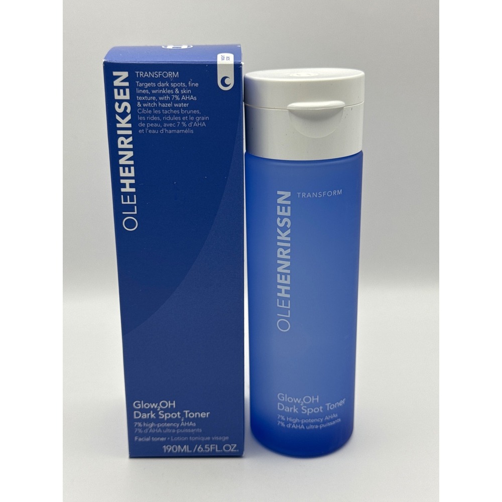 OLEHENRIKSEN GlowOH Dark Spot Toner 7% high potency AHAs 190ML 6.5FL.OZ BNIB